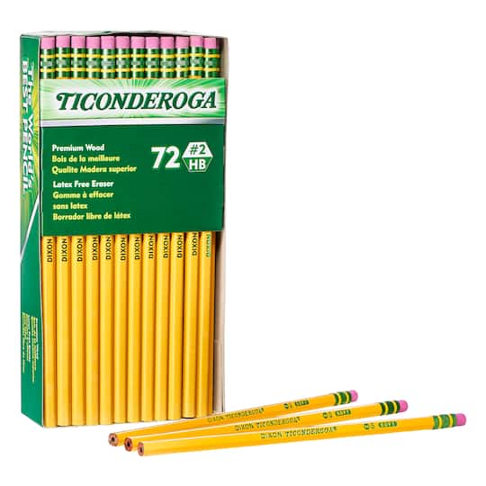 Ticonderoga&#xAE; #2 Soft Unsharpened Pencils, 72ct.